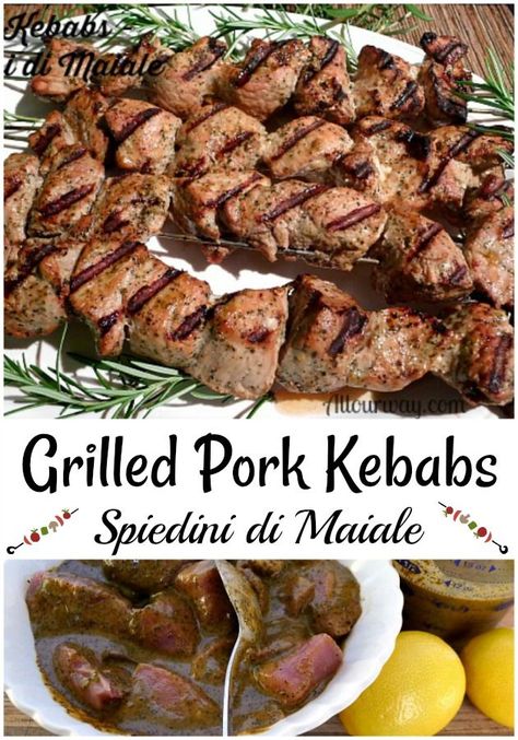 Pork Kebobs, Pork Cubes, Pork Kebabs, Pork Kabobs, Bbq Pork Recipes, Bbq Pork Ribs, Pork Rib Recipes, Kabob Recipes, Outdoor Barbecue