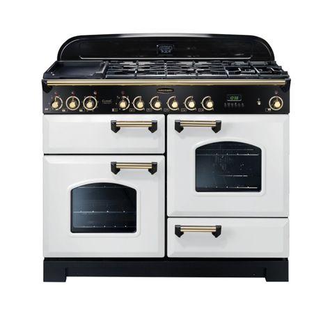 Rangemaster Classic Deluxe 110 at the Appliance Centre Traditional Kitchen Decor, Electric Range Cookers, Range Cookers, Dual Fuel Range Cookers, Cooker Hood, Gas Cooker, Induction Hob, Range Cooker, Cooker Hoods