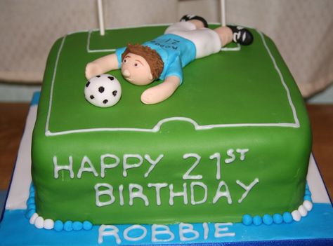 Goal Keeper Cake, Hello Kitty Soccer, Football Cake Design, Goal Keeper, Soccer Cake, Football Cake, Happy 21st Birthday, Sports Photography, 21st Birthday