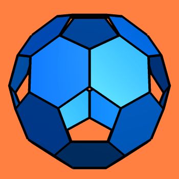 Spinning Truncated Icosahedron Soccer Ball, Colour Schemes, Sacred Geometry, Geometry, Iron Man, Fictional Characters, Color, Art