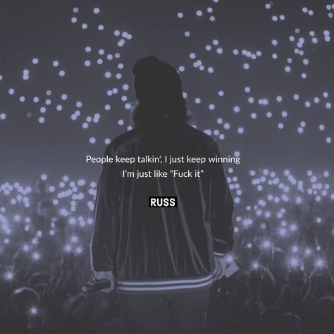 Russ Lyrics Russ Lyrics Captions, Russ Song Lyrics Quotes, Russ Lyrics Quotes, Russ Quotes, Russ Lyrics, Russ Wallpaper, Russ Songs, Russ Music, Russ Rapper