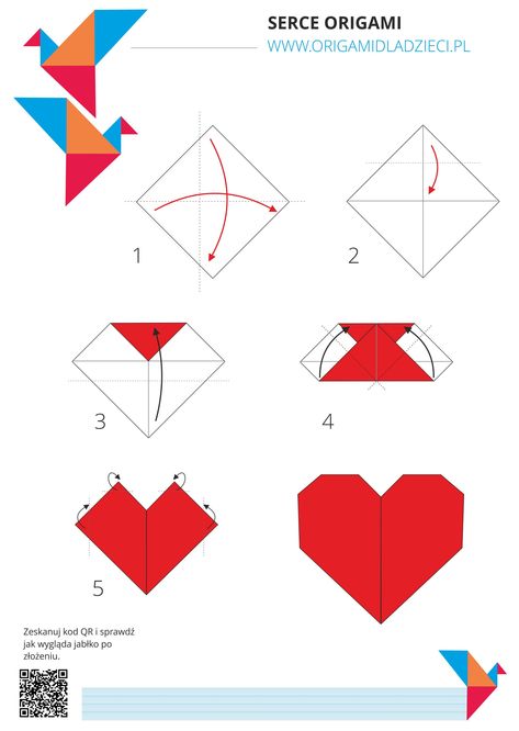 #heartorigami #tutorialheart #tutorialorigami #easyorigami #origamiforkids #serceorigami Tutorial Origami, Origami Heart, Origami