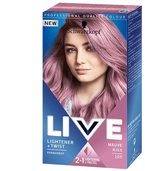 LIVE Colour Hair Dye from Schwarzkopf Permanent Pink Hair Dye, Tmavý Blond, Maria Nila Colour Refresh, Schwarzkopf Hair Color, Schwarzkopf Color, Dyed Hair Pastel, Pink Hair Dye, Semi Permanent Hair Dye, Black Henna