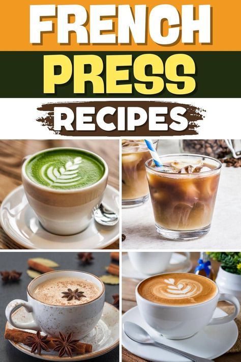 French Press Coffee Recipe, French Press Recipes, Ginger Coffee, Cinnamon Dolce Latte, Vietnamese Iced Coffee, Infused Coffee, Vietnamese Coffee, Ground Coffee Beans, Coffee Press