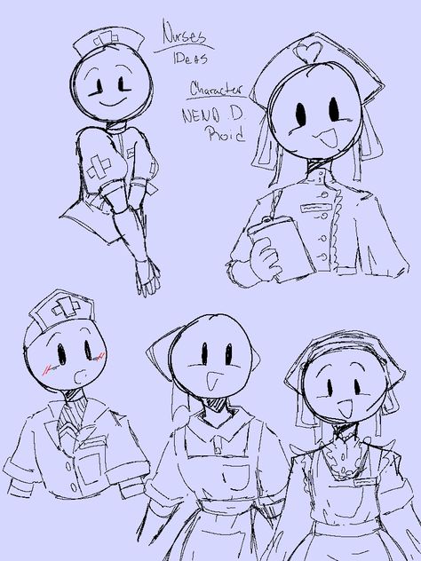 Figuring out some nurse ideas ( outfits ) Nurse Outfit Drawing Reference, Nursecore Outfit, Nurse Outfit Drawing, Nurse Oc Art, Nurse Outfit Ideas, Nurse Oc, Dynamic Ships, Nurse Attire, Nurse Ideas