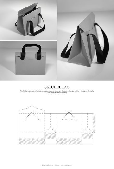 Structural Packaging, Packaging Dielines, Karton Design, Paper Carrier Bags, Shopping Bag Design, Pola Kotak, Paper Bag Design, Tas Mini, House Gate