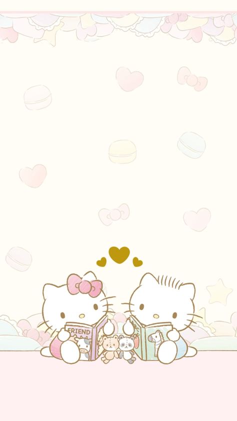 Hello Kitty Book, Dear Daniel, Hello Kitty Photos, Images Hello Kitty, Walpaper Hello Kitty, Charmmy Kitty, Pink Wallpaper Girly, Bow Wallpaper, Hello Kitty Themes