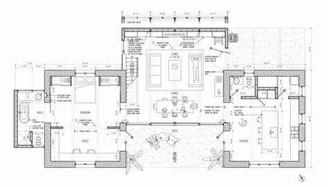 Mountain+View+Residence+/+Atelier+Hsu Mountain View California, Mountain Villa, Eco House Design, Rammed Earth Homes, Resort Plan, Architectural Orders, Architectural Design Studio, Small Villa, Eichler Homes