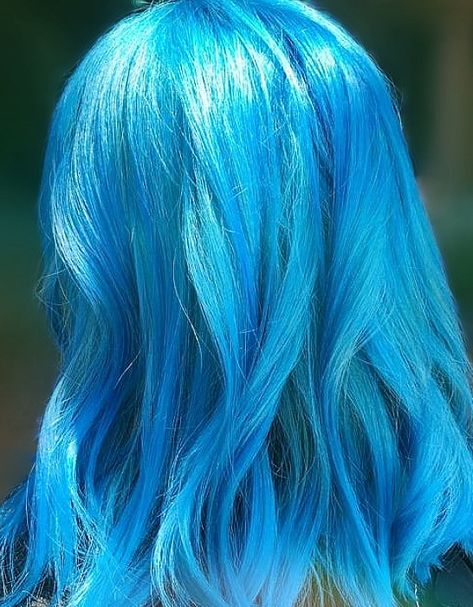 Tiffany Blue Hair, Vibrant Blue Hair Color, Electric Blue Hair Color, Vivid Blue Hair, Blue Hair Bright, Royal Blue Hair Color, Blue Hair Shades, Neon Blue Hair, Ocean Blue Hair