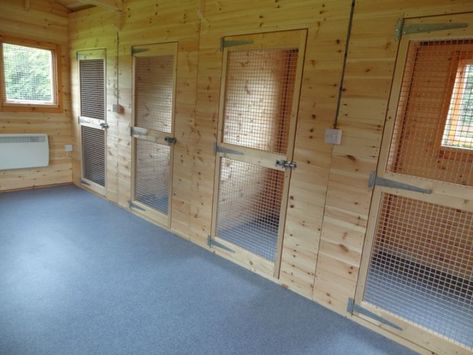 Cattery Ideas, Dog Daycare Business, Cat Breeding, Pallet Dog Beds, Kennel Ideas, Dog Kennel Designs, Puppy Room, Cat Fence, Cat Kennel