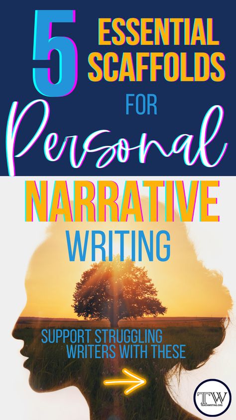 How To Teach Personal Narrative Writing, Paragraph Prompts Middle School, Narrative Writing High School, Personal Narrative Middle School, Teaching Narrative Writing, Narrative Story, Narrative Writing Prompts, Body Paragraphs, Personal Narrative Writing