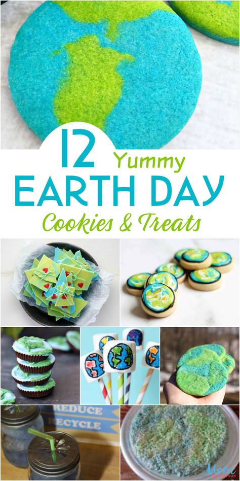 Earth Day Giveaway Ideas, Earth Day Meals, Earth Day Recipes, Earth Day Treats, Earth Day Cookies, Earth Day Printables, Organic Dinner Recipes, Slime Recipe Kids, Take Care Of The Earth