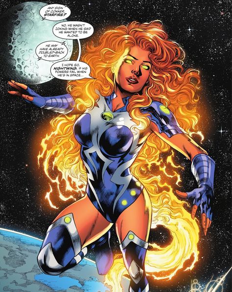 Titans United, Starfire Titans, Starfire Comics, Starfire Dc, Bd Art, Dc Comics Artwork, Dc Characters, Comic Panels, Dc Comics Art