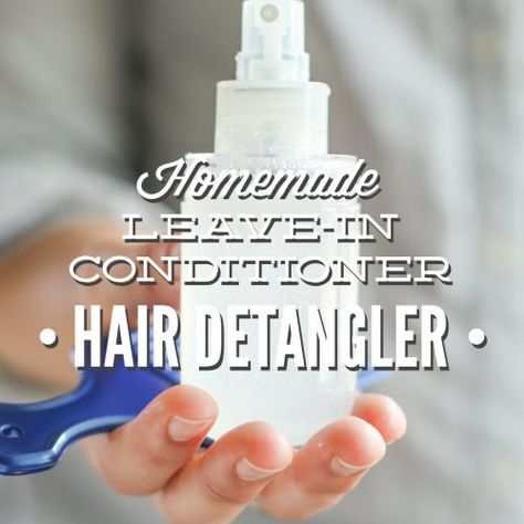 Conditioner Recipe, Homemade Goodies, Conditioner Hair, Homemade Products, Homemade Hair Products, Natural Body Care, Hair Detangler, Diy Health, Live Simply