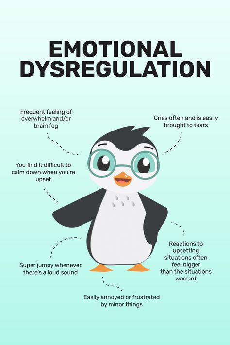 Dysregulation In Adults, Signs Of Emotional Dysregulation, Emotional Dysregulation Activities, Blue Gradient Background, Attention Disorder, Test For Kids, Healthy Coping Skills, Adulting Quotes, Mental Health Facts