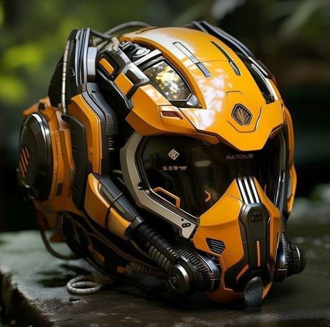 Cyborgs Soldier, Sci-fi Helmet, Custom Motorcycle Helmet, Cool Bike Helmets, Predator Helmet, Futuristic Helmet, Helmet Concept, Custom Motorcycle Helmets, Best Gadgets