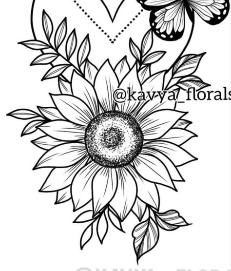 Neo Traditional Sunflower Tattoo Design, Sunflower Skull Tattoo Design, Sunflower Tattoos, Sunflower Tattoo Design, Sunflower Tattoo, Skull Tattoo Design, Neo Traditional, Skull Tattoo, Sunflower