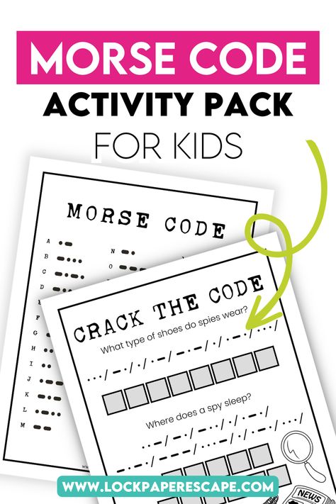 Morse Code Printable Free, Morse Code Activity, Morse Code Worksheet, Morse Code Words Messages, Morse Code Activities, Navajo Code Talkers Activities, Morse Code Activities For Kids, Code Breakers For Kids, Campfire Curriculum