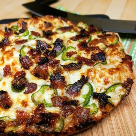 Main Dishes Archives | Namaste Home Cooking Jalepeno Popper Pizza, Jalapeno Popper Pizza, Philly Cheese Steak Pizza, Deep Dish Pizza Dough, Candied Jalapenos, Steak Pizza, Stuffed Jalapenos With Bacon, Philly Cheese, Jalapeno Popper