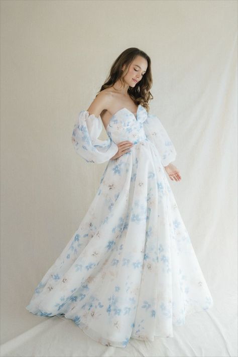 The Blue Willow Bride collection embodies the couture aesthetic and the same attention to detail of the Anne Barge collection at a moderate price point. Wedding Dresses Kleinfeld, Floral Wedding Gown, Top Wedding Dress Designers, Anne Barge, Timeless Wedding Dress, Wedding Dress Store, Floral Wedding Dress, Blue Wedding Dresses, Luxury Wedding Dress