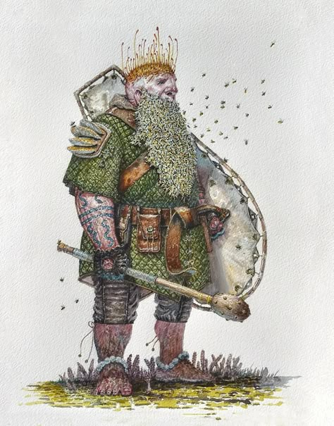 Ranger Dnd, Dnd Druid, Wonder Art, Pagan Art, High Fantasy, Fantasy Inspiration, Dnd Characters, Creature Design, Character Portraits