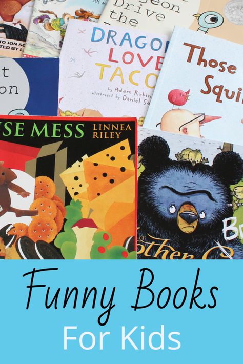 12 Funny Story Books for Kids 2020 - Find hilarious read alouds for your family!  #funforkids #reading #funnybooks #funnystories Humor Books To Read, Funny Preschool Books, Books For 1st Graders, Books About Summer For Kids, Fun Read Aloud Picture Books, Funny Stories For Kids, Books For Beginning Readers, Books For Toddlers, Funny Books