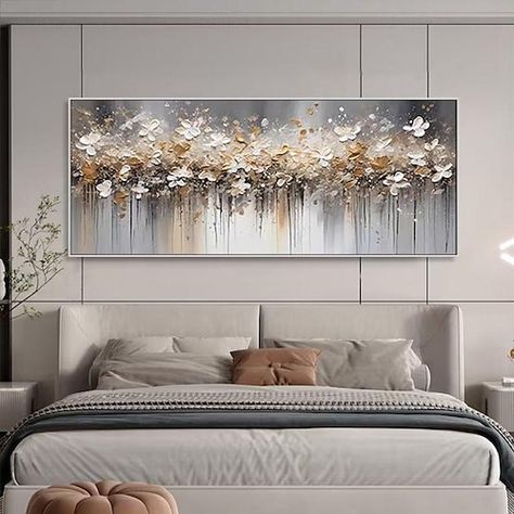 2 Piece Wall Art Bedrooms, Art For Bedroom Walls Above Bed, Modern Artwork Paintings, Over The Bed Wall Decor, Art Decor Living Room, Extra Large Artwork, Bed Decoration, Earth Tone Wall Art, Painting Canvas Wall