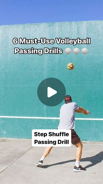 Wall Volleyball - Volleyball Drills & Tips on Instagram: "Want to become a better passer??? 🏐🏐🏐 These 6️⃣ volleyball passing drills will allow you to work on becoming a well-rounded passer. All you need is a ball and a wall to work on your game!  1️⃣ Step Shuffle Volleyball Passing Drill: This drill will help you lock in on your footwork and making sure that you get your body behind every pass.   2️⃣ Hard-Driven Platform Passing Volleyball Drill: Learn how to absorb the power of the ball and control your passes on a hard-driven ball.   3️⃣ Serve Receive Volleyball Passing Drill: With this passing drill, you can get plenty of quality repetitions simulating a serve receive pass.   4️⃣ Turn and Pass Volleyball Drill: Whether it is off a scramble play, a peel dig in beach volleyball, etc., Volleyball Receiving Drills, Volleyball Serve Receive Drills, Passing Volleyball, Volleyball Passing, Volleyball Passing Drills, Volleyball Serve, Passing Drills, Volleyball Drills, Beach Volleyball