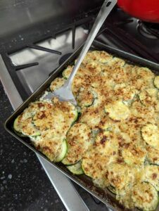 Scallop Zucchini Recipes, 12 Tomatoes Cheesy Scalloped Zucchini, Cheesy Scalloped Zucchini 12 Tomatoes, Cheesy Scalloped Zucchini, Scalloped Zucchini Casserole, Scalloped Zucchini, Cooking Panda, Veggie Casserole, Zucchini Casserole