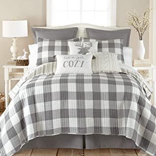 Amazon.com: cotton quilts king size clearance oversized Check Quilt, Bed Quilts, King Quilt Sets, Western Bedroom, Cottage Bedroom, King Pillows, Farmhouse Bedroom Decor, Farmhouse Bedroom, King Quilt