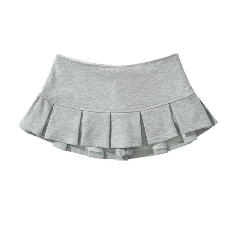 Grey mini skirt