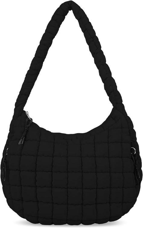 Amazon.com: izuzta Quilted Puffer Tote Bag Large Puffy Crossbody Shoulder Bag, Lightweight Soft Nylon Quilted Oversized Padding Hobo Tote Bag Handbags Puff Purse Carryall Gym Bag Trendy Tote for Women(Black) : Clothing, Shoes & Jewelry Puffer Tote Bag, Hobo Tote Bag, Quilted Tote Bags, Quilted Crossbody Bag, Quilted Totes, Trendy Tote, Quilted Bag, Daily Essentials, Bag For Women