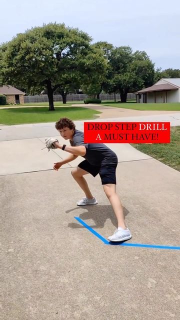 Tanner Carson | Baseball Player on Instagram: "You need to SAVE this and SEND it to a baseball player. The drip step is something that needs to be mastered. Dropstep are a huge part of fielding! They can be extremely helpful for creating space on those hard hit balls. I use this drill quite a bit and I really like it! Try it out and watch how quickly you learn! #baseball #practice #fielding #work #workout #drill #field" Baseball Fielding Drills, Fielding Drills Softball, Baseball Workouts For Kids, Baseball Training Drills, Youth Baseball Drills, Baseball Drip, Softball Workouts, Baseball Workouts, Baseball Practice