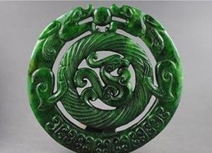 JP: CHINESE OLD HANDWORK CARVED JADE DRAGON PHOENIX PENDANT Scooter Shop, Faberge Jewelry, Dragon Phoenix, Phoenix Pendant, Asian Dragon, Lucky Jewelry, Jade Dragon, Chinese Jade, Carved Jade