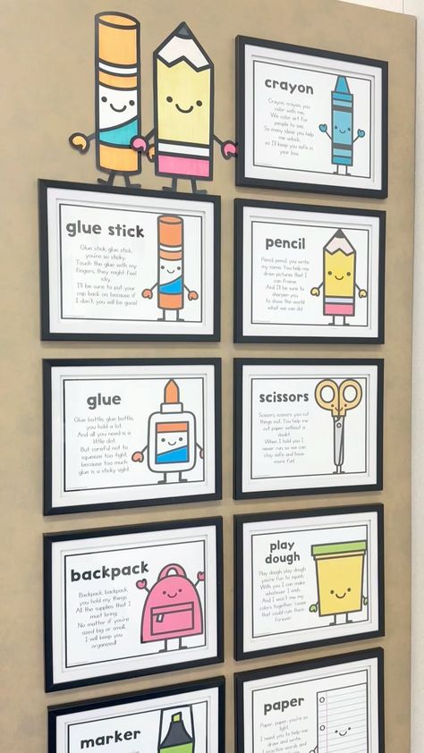 Meredith Morgan • Miss M’s Reading Resources | S A V E 25-74% with the TPT Teacher Appreciation Sale.⁣ ⁣⁣ Use code “THANKYOU24”⁣ + the link to my store is in my profile.⁣⁣ ⁣⁣ Happy… | Instagram Kindergarten Classroom Rules Anchor Chart, Turn In Work Classroom, Must Have Classroom Supplies, Teacher Classroom Management Ideas, Msd Classroom Ideas, Daycare Preschool Room Ideas, Preschool Teacher Ideas, Teacher Vision Board Ideas, Teacher Instagram Ideas