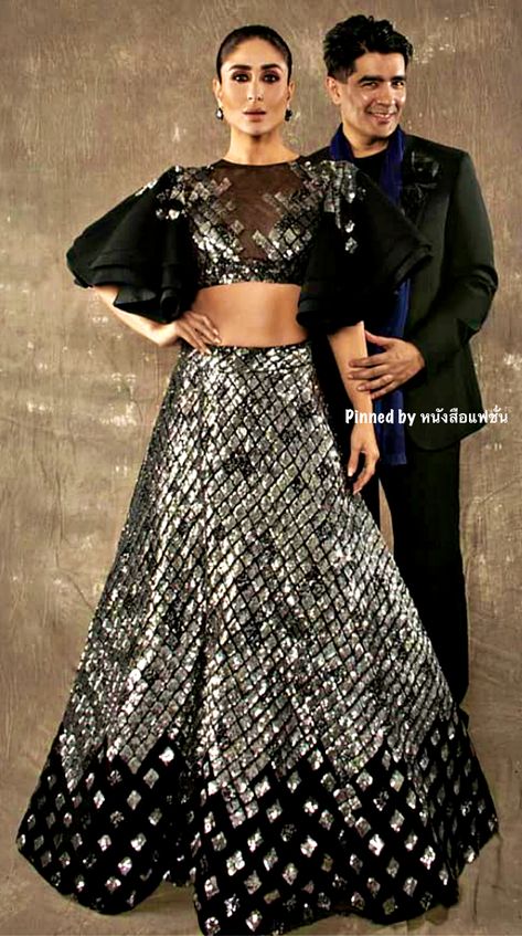 Manish Malhotra Lehenga, Sequin Lehenga, Lehnga Dress, Salwar Kamiz, Indian Gowns Dresses, Manish Malhotra, Kareena Kapoor Khan, Indian Gowns, Indian Bridal Outfits