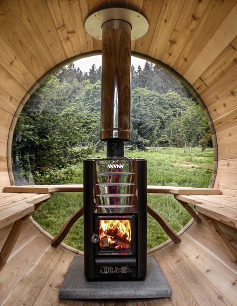 Studio Suite, Farm Stay, Hot Tubs, A Wood, Wood Burning, In Nature, Sauna, Stove, Barrel