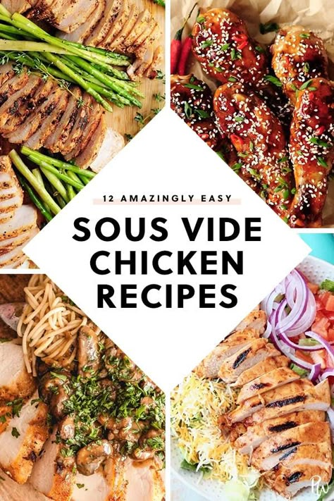 Chicken Sou Vide Recipes, Freezer Sous Vide Meals, Sous Vide Chicken Tenders, Sous Vide Dinner Recipes, Souvide Recipies Chicken, Air Sous Vide Recipes, Sou Vide Chicken Breast Recipes, Sou Vide Chicken Breast, Sous Vide Chicken Marinade