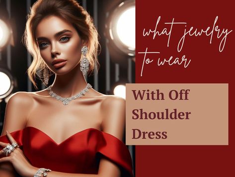 What Jewelry to Wear With Off the Shoulder Dress Choker Pendant, Off The Shoulder, Off Shoulder Dress, Shoulder Dress, Off Shoulder, How To Wear