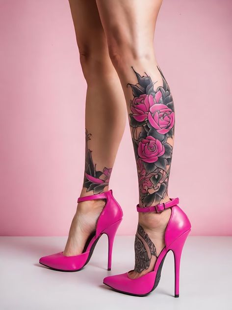 If you’re looking for tattoo inspiration, you might want to consider your personality type. Different tattoo designs can reflect different aspects of your character, such as your passions, values, beliefs, and goals. In this post, we’ll show you how to find the best tattoo design for your personality, based on some common categories and examples. Color Tattoos For Women Leg, Watercolor Animal Tattoo, Colour Tattoo For Women, Tattoos For Black Skin, Leg Tattoos Women, Kawaii Shoes, Different Tattoos, Hot Tattoos, Splash Of Color