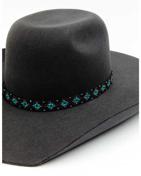 Beaded Hat Band Patterns, Bead Headband, Ranger Belt, Cowboy Hat Bands, Beading Designs, Justin Boots Womens, Beaded Hat Bands, Modern Cowboy, Tack Shop