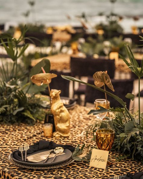 A Glamorous Jungle Disco Wedding at Playa✨ Garrett and Andrew envisioned an intimate destination beach wedding with glamorous, jungle disco vibes far from traditional celebrations. They worked with @dianaromo.weddings to make their dream a reality. «Diana and her team were instrumental in bringing our vision to life in a realistic and inspiring way,» shared the couple. Click the link in the bio to read the full story! Planner, Designer & Stylist: @dianaromo.weddings Main Photographer: @wam... Jungle Disco Wedding, Jungle Disco, Story Planner, Disco Vibes, Jungle Wedding, Safari Wedding, Disco Wedding, Destination Beach Wedding, Welcome Party