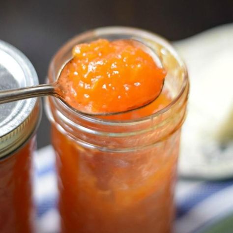 Dried Apricot Jam, Apricot Jelly Recipes, How To Make Apricot Jam, Canned Apricot Recipes, Fresh Apricot Recipes, Persimmon Jelly, Easy Apricot Jam Recipe, Canning Apricots, Apricot Jam Recipe