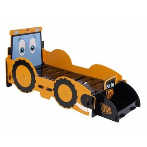 KIDSAW CHILDRENS FIRST JUNIOR TODDLER JCB DIGGER BED FREE SHIPPING! Tractor Bed, Toddler Car Bed, Toddler Bed Frame, High Sleeper Bed, Mid Sleeper Bed, High Sleeper, Toddler Car, Junior Bed, Cabin Bed