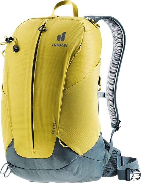 Amazon.com : Deuter Unisex – Adult's AC Lite 17 Hiking Backpack, Greencurry-Teal, 17 L : Sports & Outdoors Hiking Backpack, Hiking, Backpacks, Sports