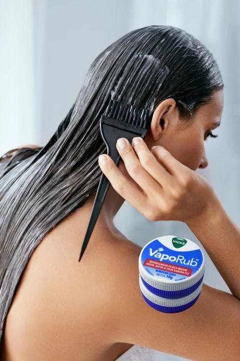 Discover the potential consequences of using Vicks on your hair. Explore whether Vicks VapoRub is truly beneficial for hair growth. Uncover the various advantages that Vicks Vapor Rub may offer for your hair. Click to uncover the answers! Natural Vicks Vapor Rub Kids, Vics Vapor Rub Uses Life Hacks, Blue Magic And Vagisil Hair Growth, Uses For Vapor Rub, Regrow Lost Hair, Vapo Rub, Vicks Vapor Rub, Vicks Vapor, Vicks Vaporub Uses