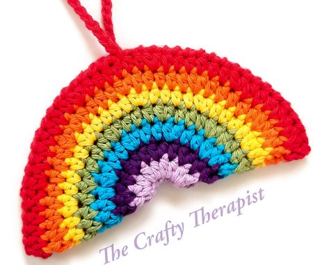 Rainbow Crochet Pattern, Crochet Keyring Free Pattern, Free Amigurumi Crochet Patterns, Crochet Applique Patterns Free, Crochet Rainbow, Crochet For Beginners Blanket, Crochet Keychain Pattern, Rainbow Crochet, Crochet Bookmarks