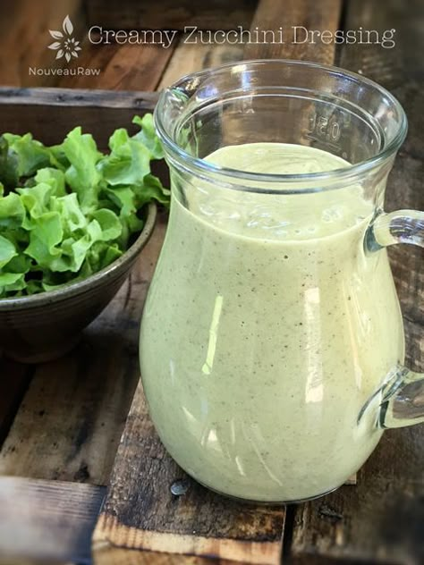 Creamy Zucchini Dressing - Nouveau Raw