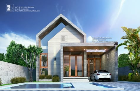 House Modern House Architecture, Nha Pho, House Outer Design, Modern House Facades, Architecture Model House, Minimal House Design, Minimalist House Design, House Outside Design, House Front Design