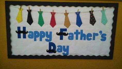 Diy Father's Day Crafts, Teacher Bulletin Boards, Easy Fathers Day Craft, Fathers Day Art, Father's Day Activities, School Door Decorations, Church Bulletin Boards, Baby Art Projects, Preschool Bulletin Boards